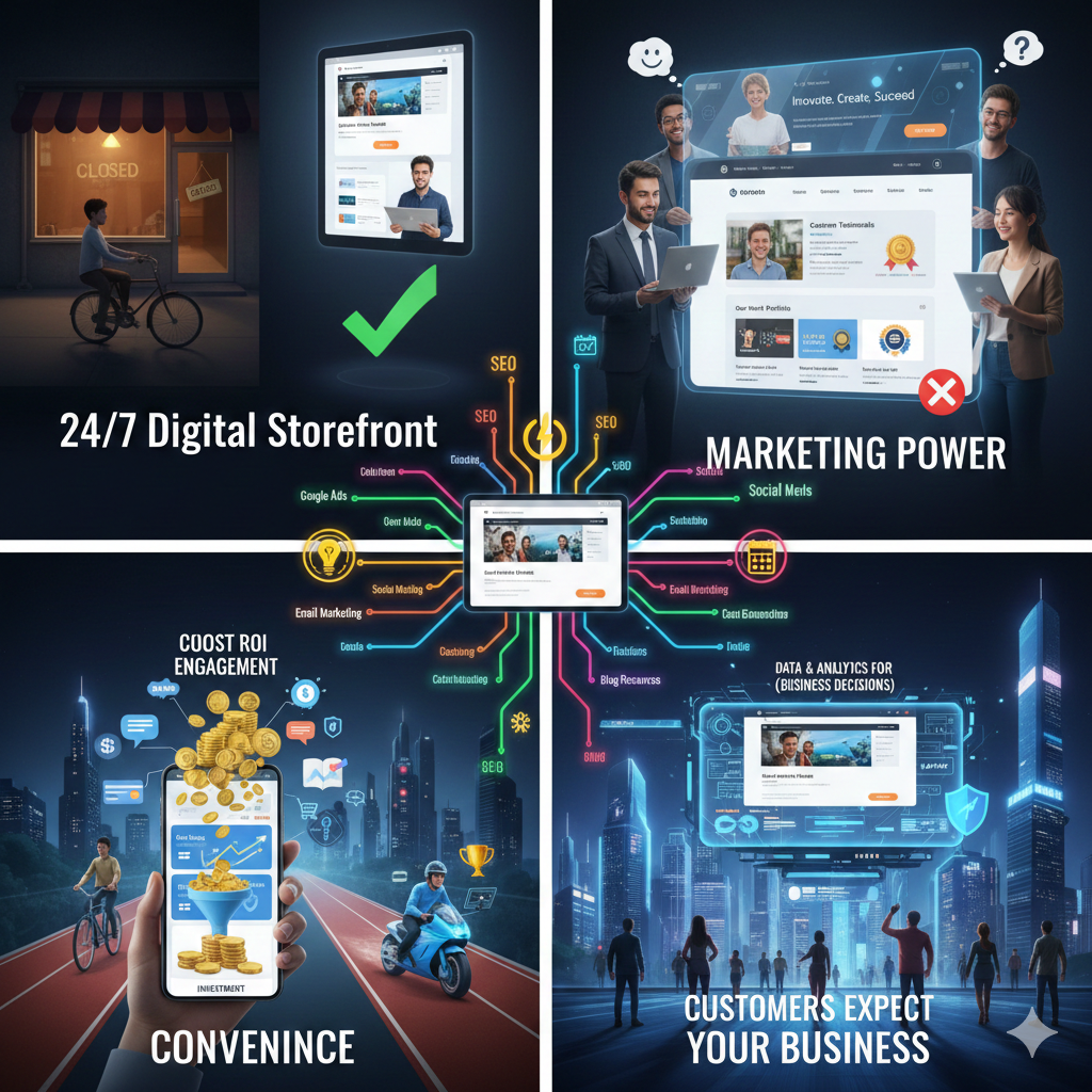 Why Every Business Needs a Website: Building Trust, Increasing Visibility &amp; Maximizing ROI